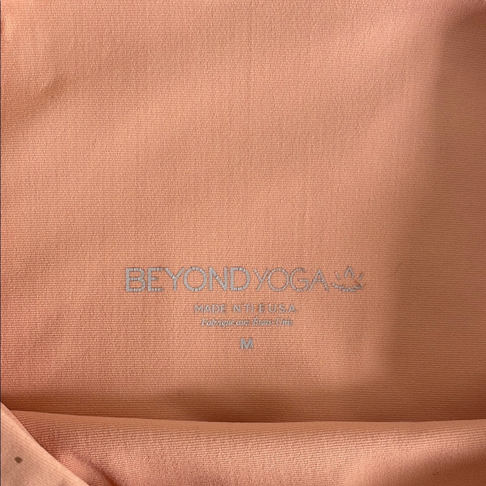 Beyond Yoga Pink with Gold Dots High-Rise Leggings Size S - Picture 8 of 9